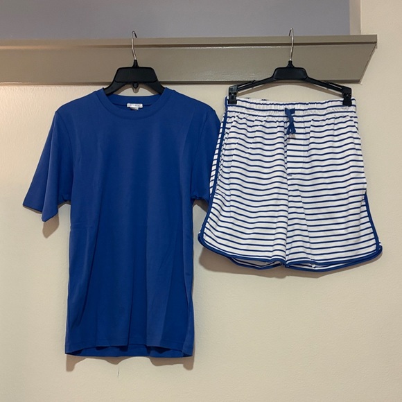 LAKE Other - Lake Pajamas Men’s Pima Pajama Shorts Set in Cobalt SZ XXS NWOT